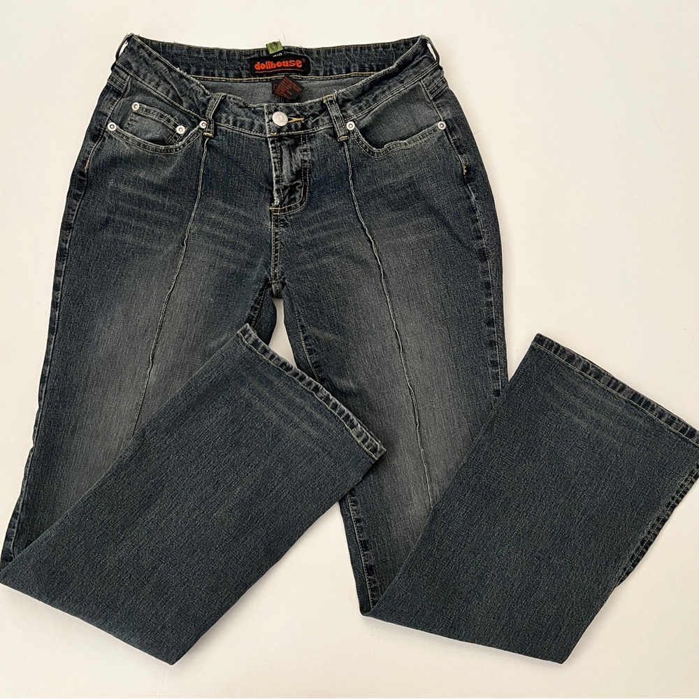 Vintage Dollhouse Split Leg Jeans